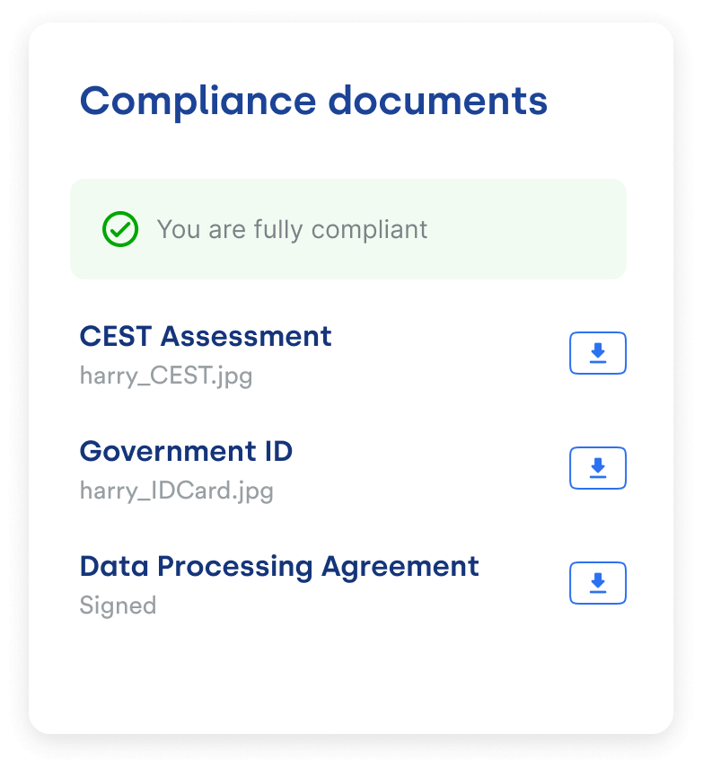 Deel Compliance Dashboard