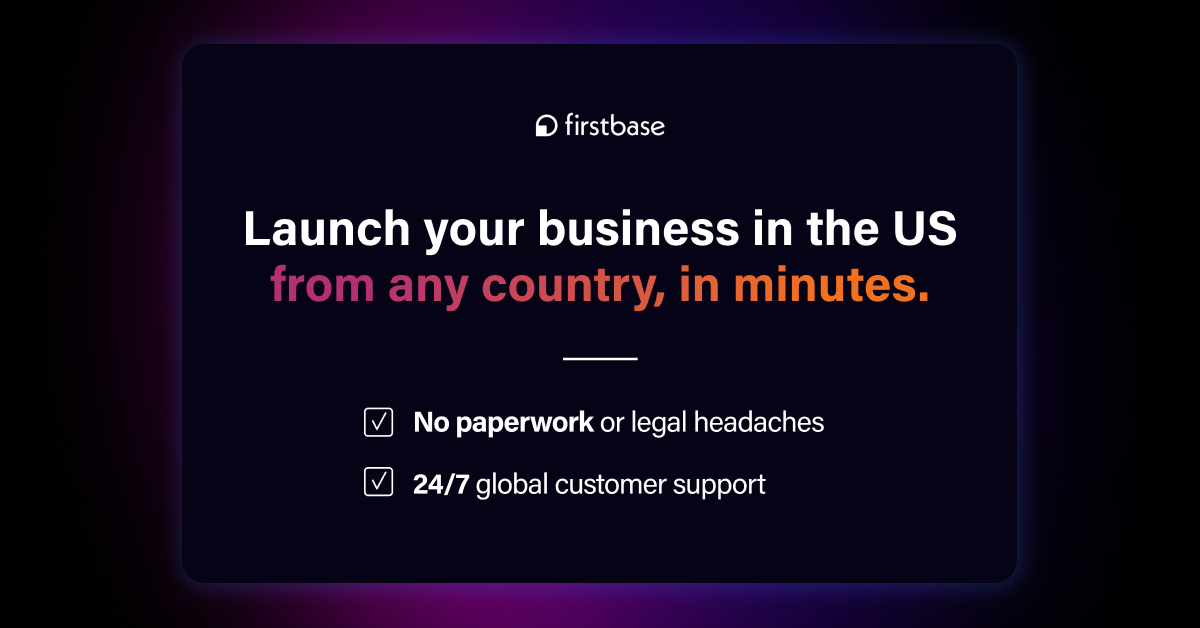 Opening a business in the US from any country.