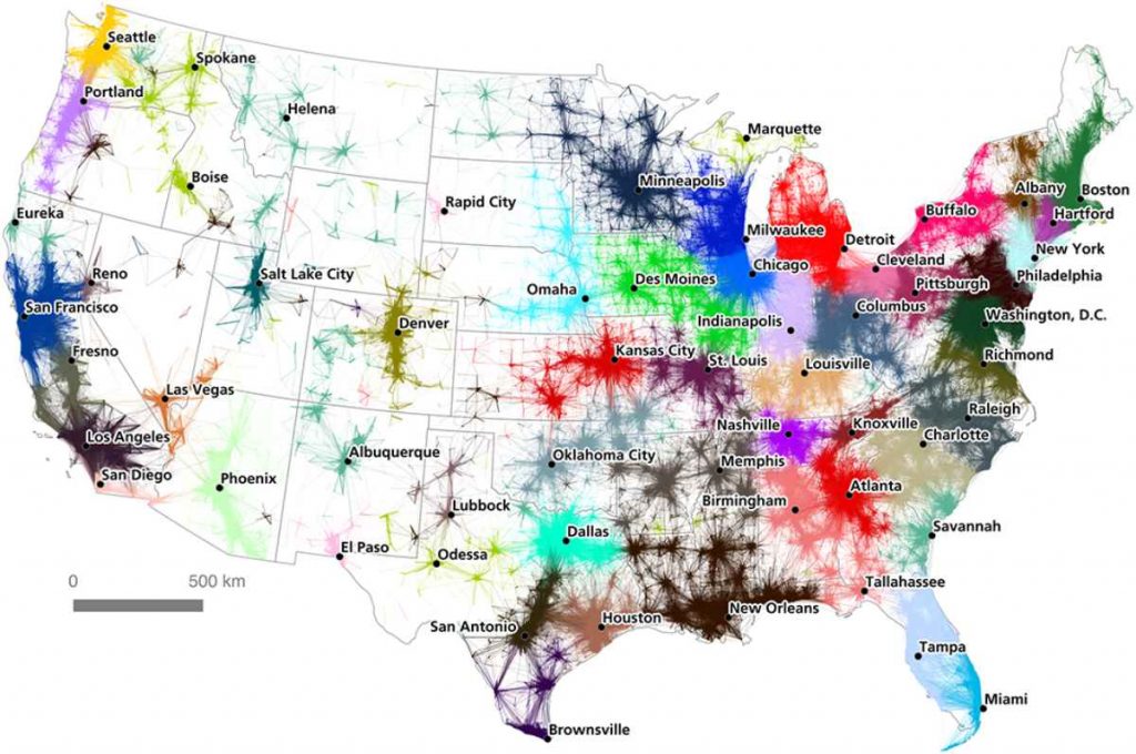 Understanding megaregions through commuter data