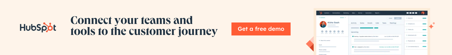 Connect Teams and Tools to the Customer Journey with Hubspot