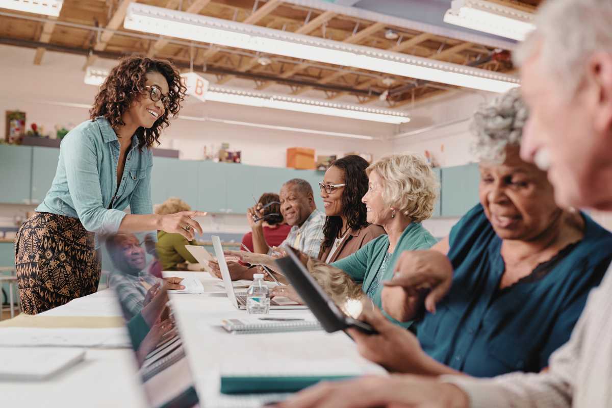 Seniors embracing technology for lifelong learning