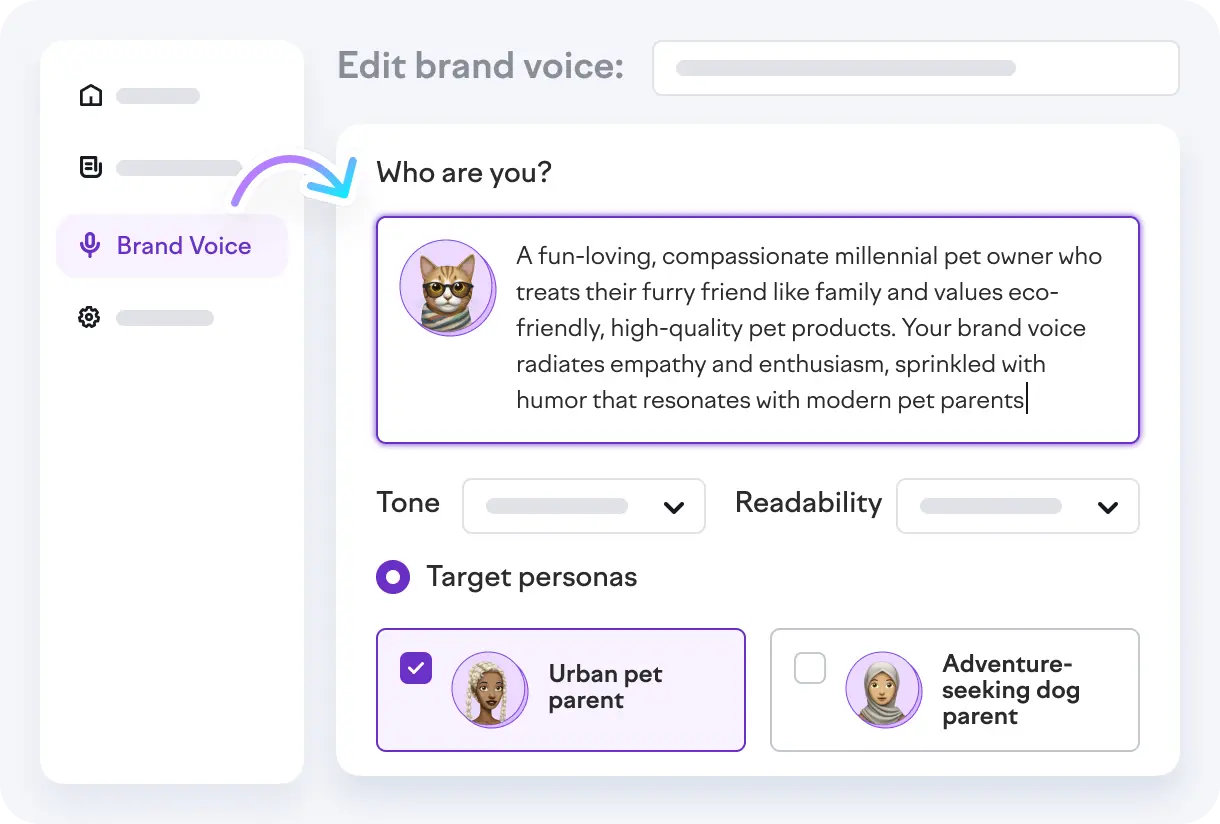 AI Brand Voice Generation